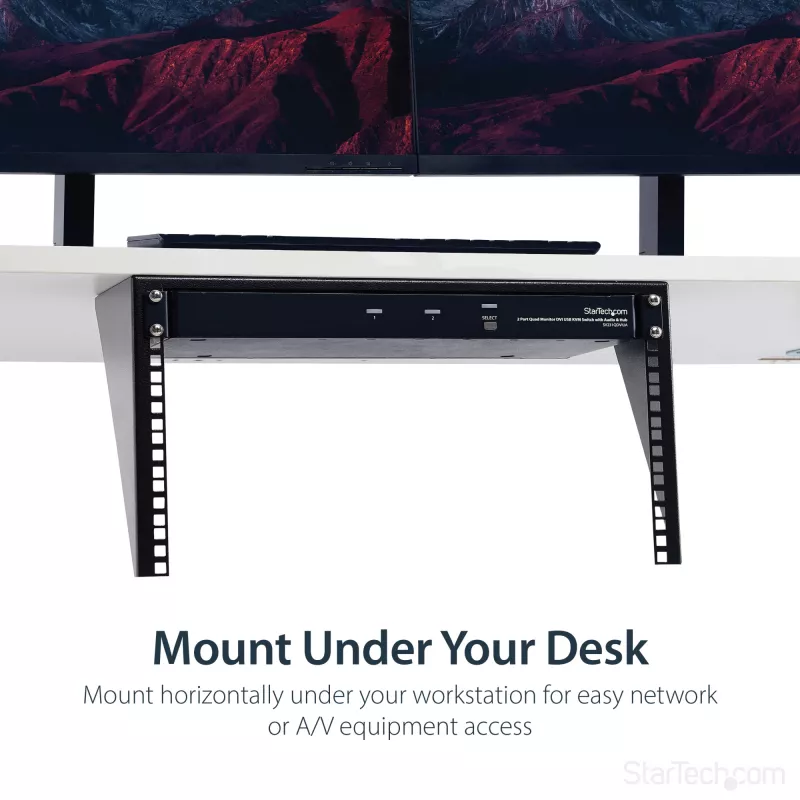 StarTech.com Κάθετη βάση τοίχου για server rack – συμπαγές ατσάλι – 6HE