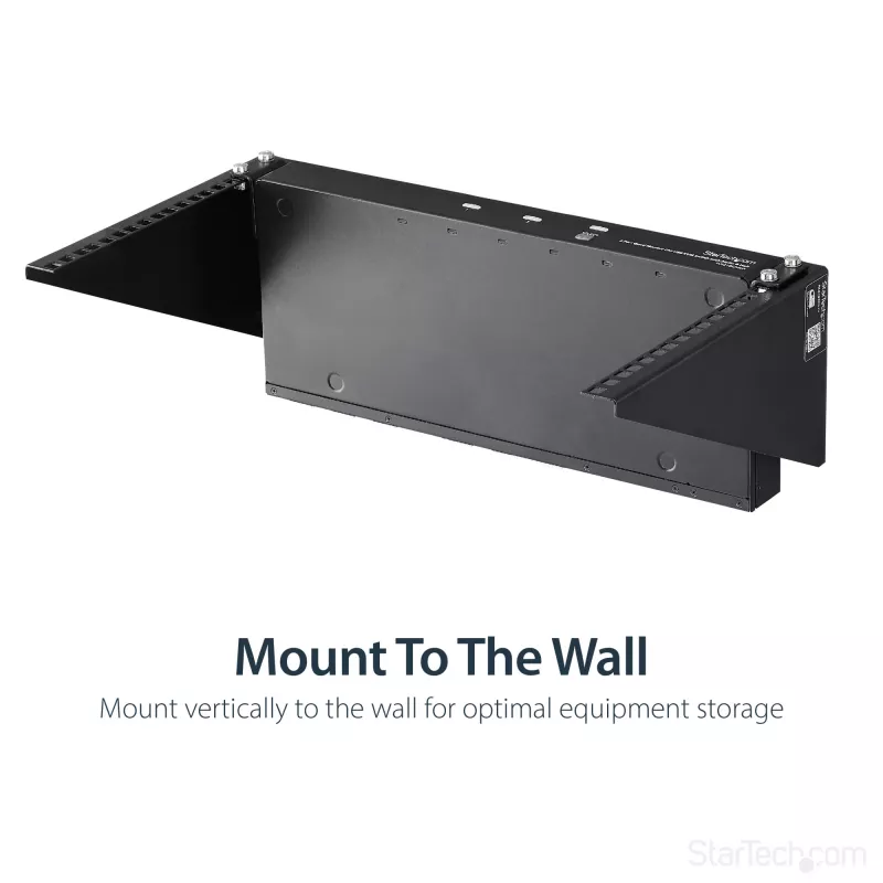StarTech.com Κάθετη βάση τοίχου για server rack – συμπαγές ατσάλι – 6HE