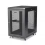 StarTech.com Ντουλάπα rack server 4-Pfosten 18U, κλειδωμένο ντουλάπι rack 19 ιντσών για εξοπλισμό υπολογιστών / AV / IT, rack γραφείου / οικιακού δικτύου με τροχούς & ρυθμιζόμενες ράγες τοποθέτησης