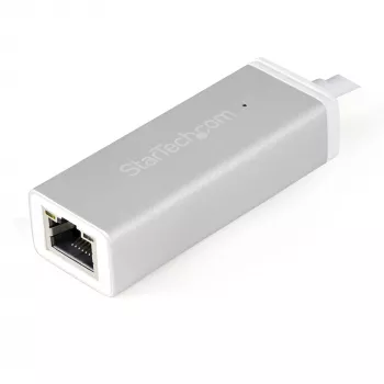 StarTech.com Προσαρμογέας δικτύου USB-C σε Gigabit – Ασημί, Ενσύρματο, USB, Ethernet, 5000 Mbit/s, Ασημί