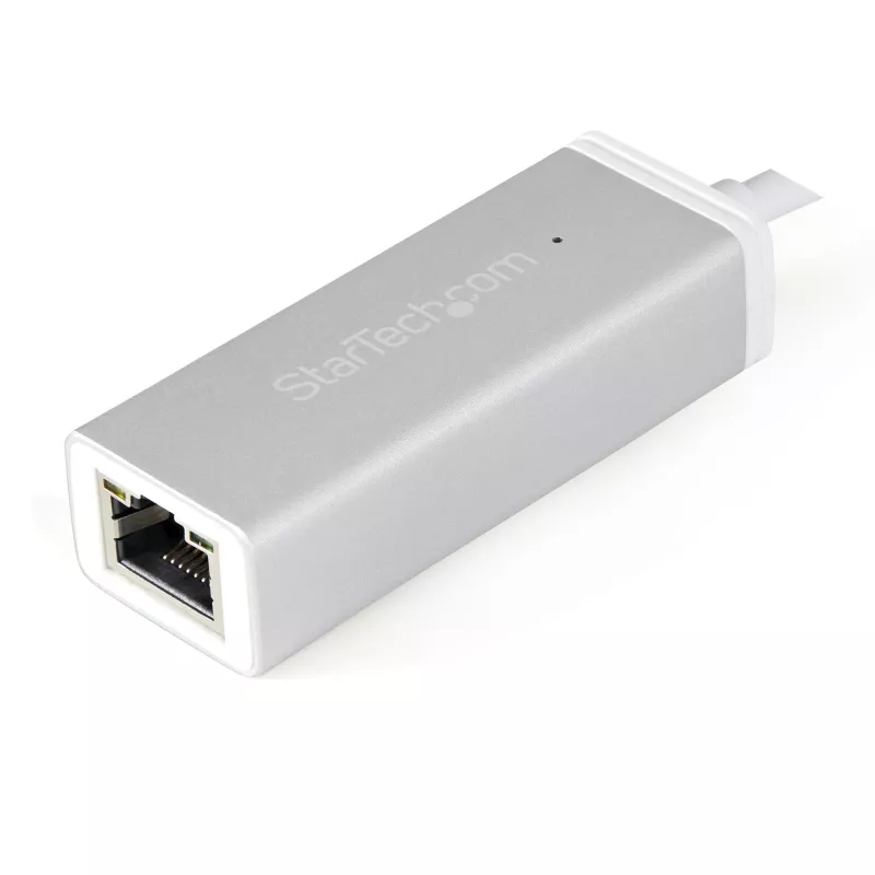 StarTech.com Προσαρμογέας δικτύου USB-C σε Gigabit – Ασημί, Ενσύρματο, USB, Ethernet, 5000 Mbit/s, Ασημί
