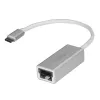 StarTech.com Προσαρμογέας δικτύου USB-C σε Gigabit – Ασημί, Ενσύρματο, USB, Ethernet, 5000 Mbit/s, Ασημί