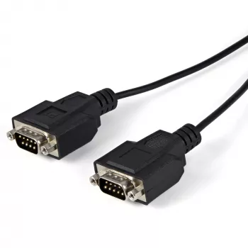 StarTech.com ICUSB2322F καλώδιο προσαρμογέα FTDI USB σε σειριακό RS232 2 θυρών, USB 2.0, 2,1 m, μαύρο