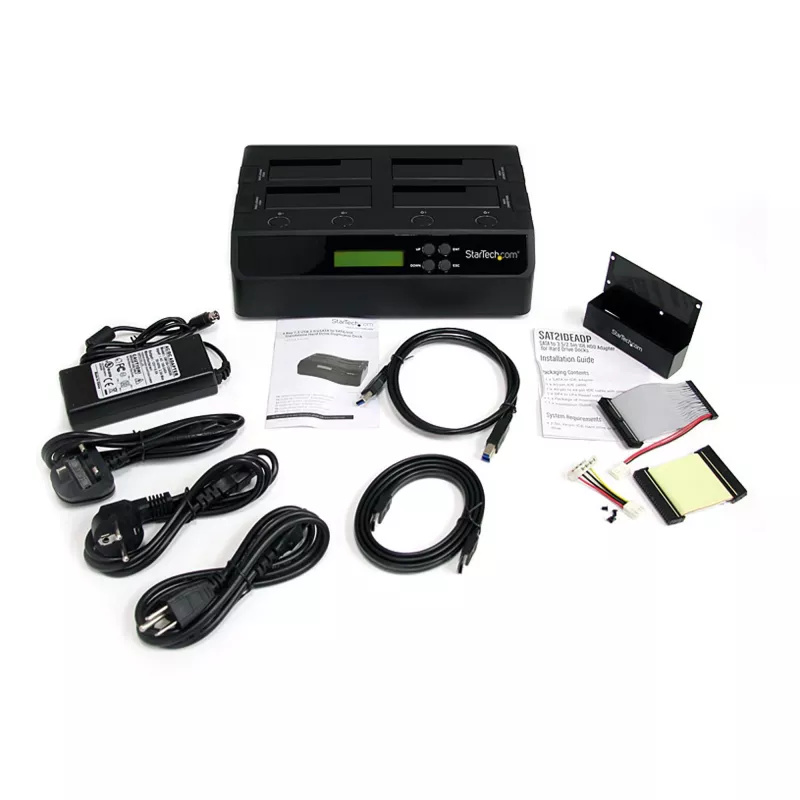 StarTech.com 4 Bay USB 3.0 eSATA σε SATA Standalone 1:3 HDD Θήκη αντιγραφής σκληρών δίσκων