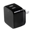 StarTech.com Φορτιστής τοίχου USB διπλής θύρας – διεθνή ταξίδια – 17W/3,4A – μαύρο