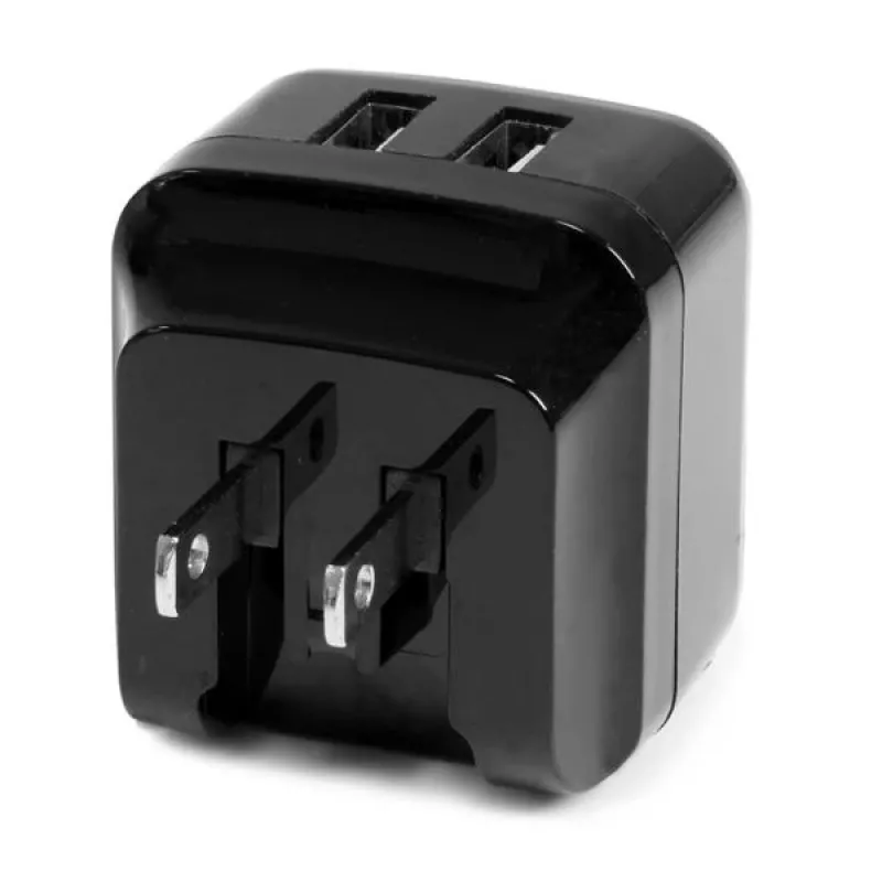 StarTech.com Φορτιστής τοίχου USB διπλής θύρας – διεθνή ταξίδια – 17W/3,4A – μαύρο