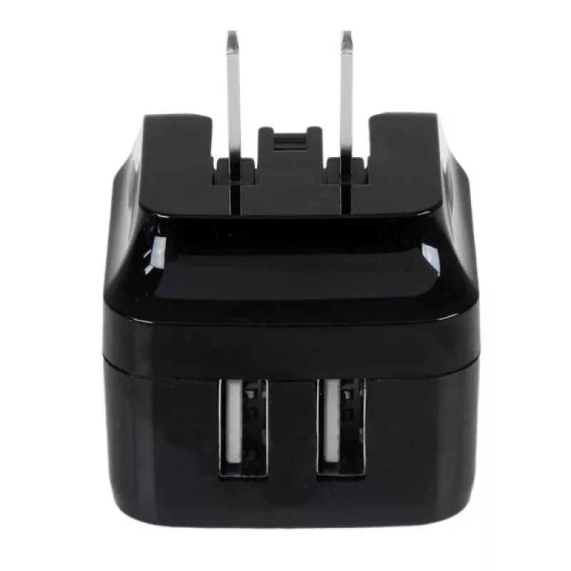 StarTech.com Φορτιστής τοίχου USB διπλής θύρας – διεθνή ταξίδια – 17W/3,4A – μαύρο