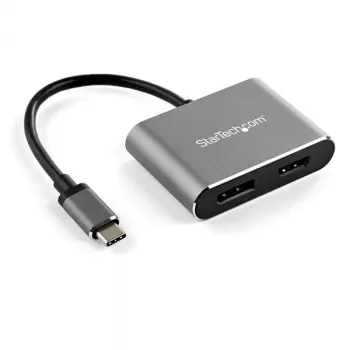 StarTech.com πολυθύρα προσαρμογέας βίντεο USB-C – 4K 60Hz USB-C σε HDMI 2.0 ή DisplayPort 1.2 προσαρμογέας οθόνης – USB Type-C 2-in-1 μετατροπέας οθόνης HDMI/DP HBR2 HDR – συμβατός με Thunderbolt 3