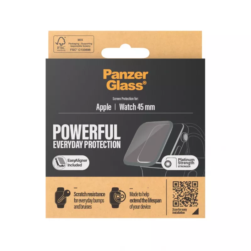 PanzerGlass ® Apple Watch Series 9 | 8 | 7 | 45mm | γυαλί προστασίας οθόνης