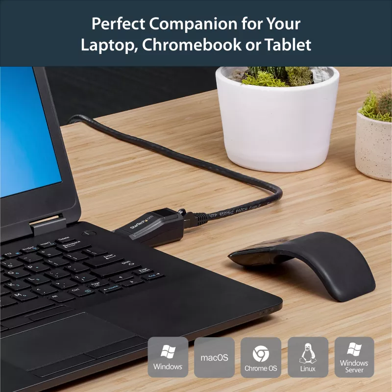 StarTech.com προσαρμογέας δικτύου USB 3.0 σε Gigabit Ethernet NIC – 10/100/1000 Mbit/s