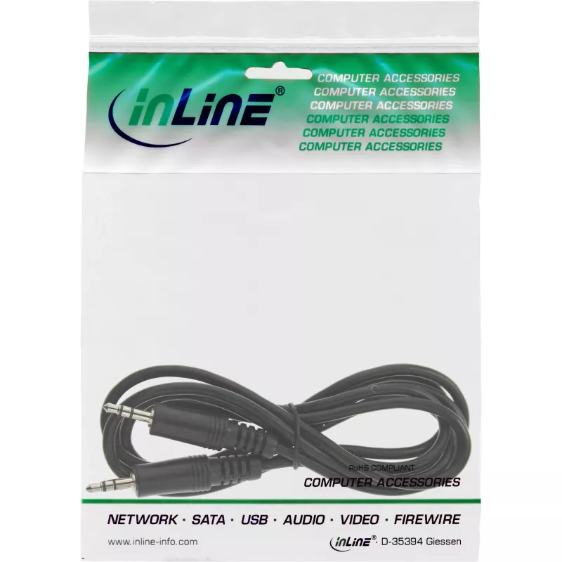 InLine Καλώδιο ήχου 3,5mm βύσμα jack αρσενικό / αρσενικό 10m