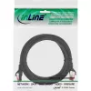 InLine Καλώδιο Patch S/FTP PiMF Cat.6 250MHz PVC χαλκός μαύρο 3m