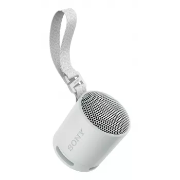 Sony SRS-XB100 – Ασύρματο ηχείο Bluetooth, φορητό, ανθεκτικό IP67 αδιάβροχο και ανθεκτικό στη σκόνη, 16 ώρες μπαταρία, φιλικό προς το περιβάλλον, για εξωτερικούς χώρους και ταξίδια σε Ανοιχτό γκρι