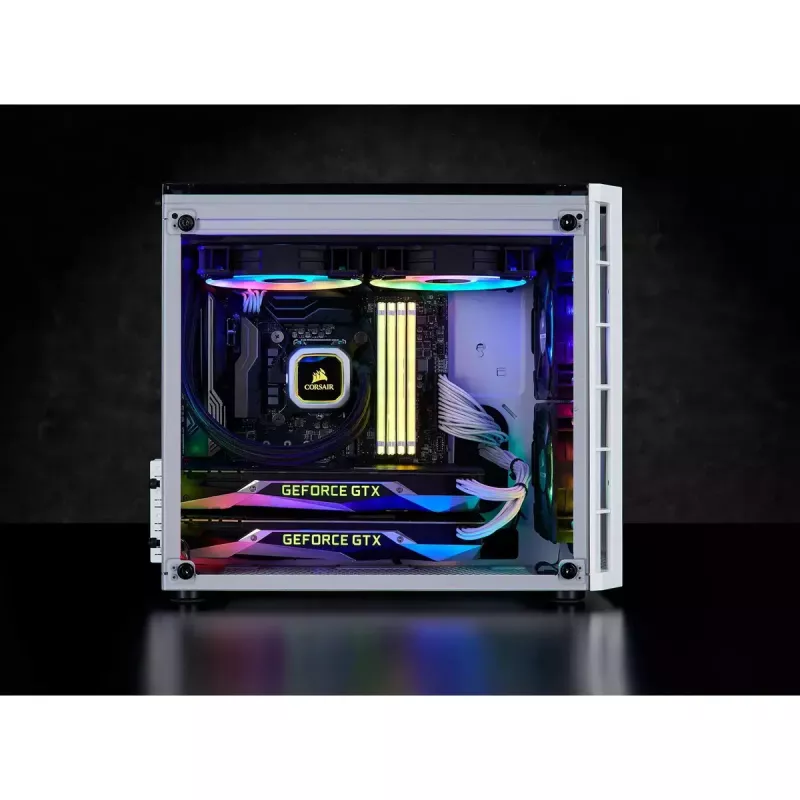 Corsair Crystal 280X Micro ATX Λευκό Κουτί PC