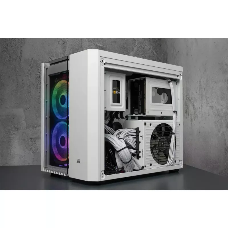 Corsair Crystal 280X Micro ATX Λευκό Κουτί PC