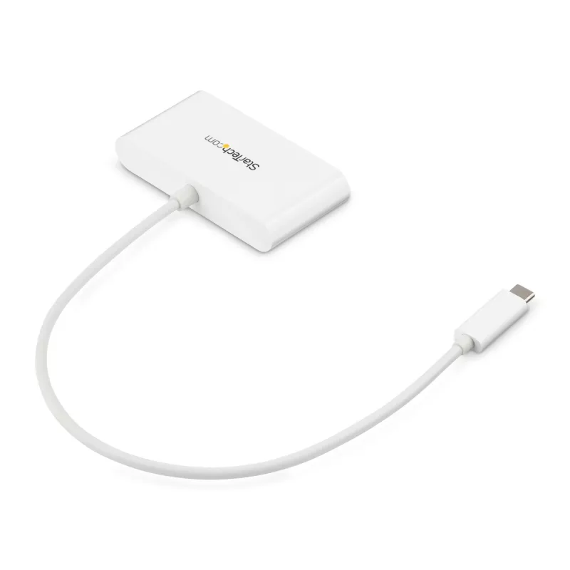 StarTech.com Hub USB-C 3 θυρών με Gigabit Ethernet – USB-C σε 3x USB-A – Hub USB 3.0 – Λευκό
