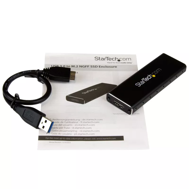 StarTech.com Θήκη SSD M.2 για SSD M.2 SATA – USB 3.0 (5 Gbit/s) με UASP