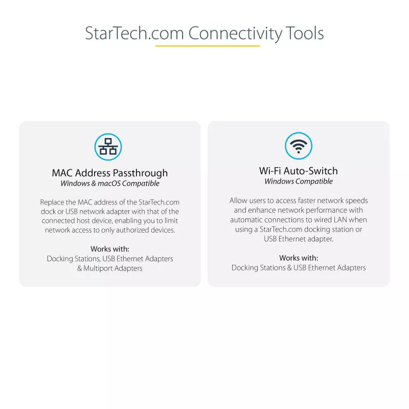 StarTech.com Προσαρμογέας USB-C σε Gigabit δικτύου με επιπλέον θύρα USB 3.0