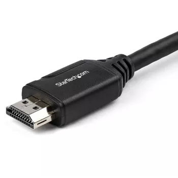 StarTech.com Καλώδιο Portsaver HDMI 6 ίντσες (15 cm) – Καλώδιο επέκτασης HDMI 2.0 υψηλής ταχύτητας 4K 60 Hz με Ethernet – Κοντό καλώδιο επέκτασης HDMI – Καλώδιο προσαρμογέα επέκτασης HDMI αρσενικό σε θηλυκό