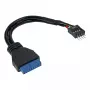 InLine Προσαρμογέας USB 3.0 σε 2.0 εσωτερικός USB 3.0 / 2x USB 2.0 Pin-Header, 0,15 m