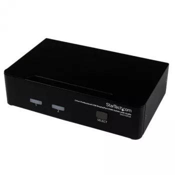 StarTech.com Επαγγελματικός διακόπτης KVM USB DisplayPort 2 θυρών με ήχο