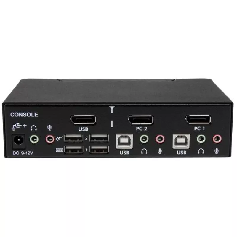 StarTech.com Επαγγελματικός διακόπτης KVM USB DisplayPort 2 θυρών με ήχο