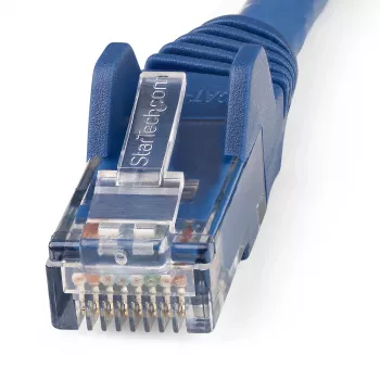 StarTech.com Καλώδιο Ethernet CAT6 10m – LSZH (Low Smoke Zero Halogen) – 10 Gigabit 250MHz 100W PoE RJ45 10GbE UTP Καλώδιο patch δικτύου, χωρίς γλωττίδα με ανακούφιση έλξης – Μπλε, CAT 6, ETL-πιστοποιημένο, 24AWG