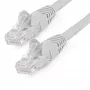 Καλώδιο Ethernet StarTech.com N6LPATCH15MGR CAT6 15 m, LSZH, 10 Gigabit, 650MHz, 100W PoE, RJ45 UTP χωρίς γάντζους, επαληθευμένο ETL, 24AWG, γκρι