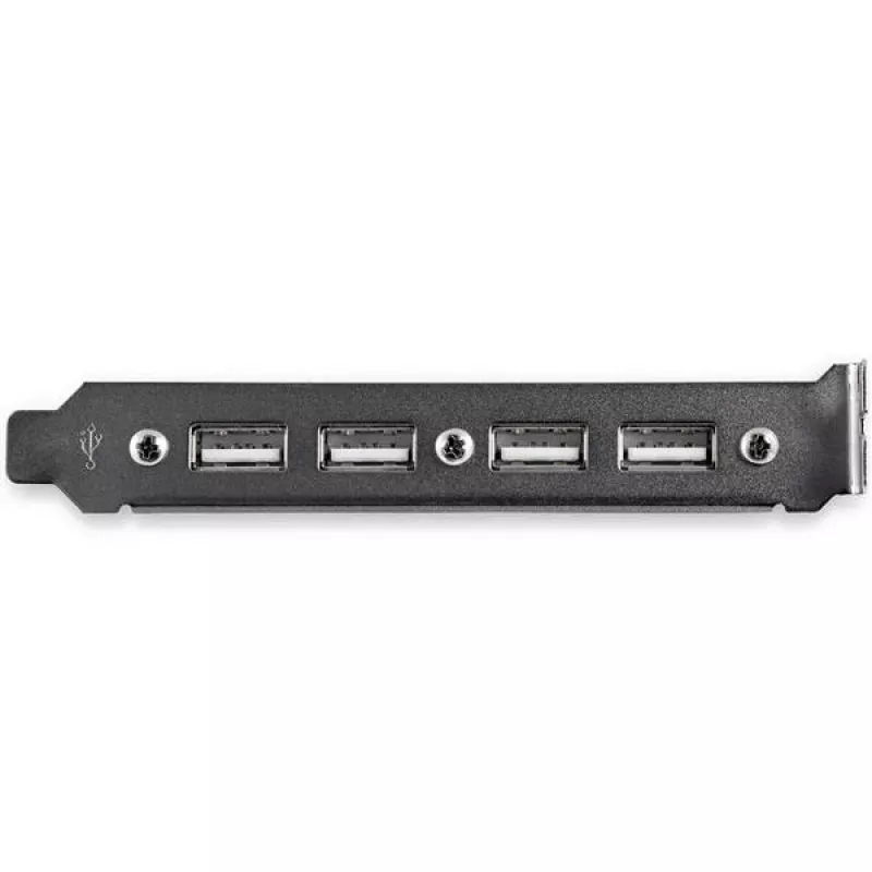 StarTech.com USBPLATE4 προσαρμογέας θέσης επέκτασης USB 2.0 4 θυρών θηλυκών με 2x κεφαλίδες 10 ακίδων μητρικής