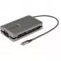 StarTech.com Προσαρμογέας πολλαπλών θυρών USB-C – USB-C σε 4K 60 Hz HDMI 2.0 – Hub USB 2 θυρών 10 Gbit/s – 100 W Power Delivery Pass-Through – GbE – SD/MicroSD – Mini dock USB Type-C – Καλώδιο 25 cm