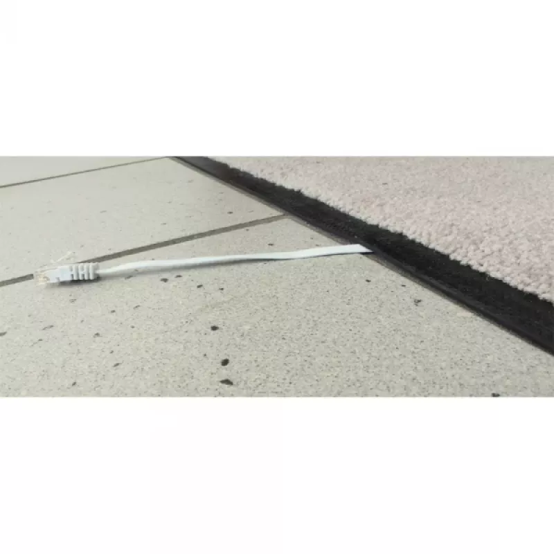 InLine Επίπεδο εξαιρετικά λεπτό καλώδιο patch U/UTP Cat.6 Gigabit-ικανό μαύρο 3m
