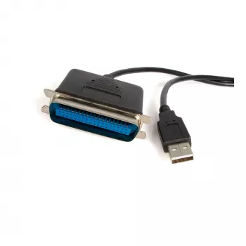 StarTech.com ICUSB1284 καλώδιο προσαρμογέα USB σε παράλληλο εκτυπωτή, 1,8 m (6 ft), Centronics / IEEE 1284, USB 2.0, αρσενικό/αρσενικό