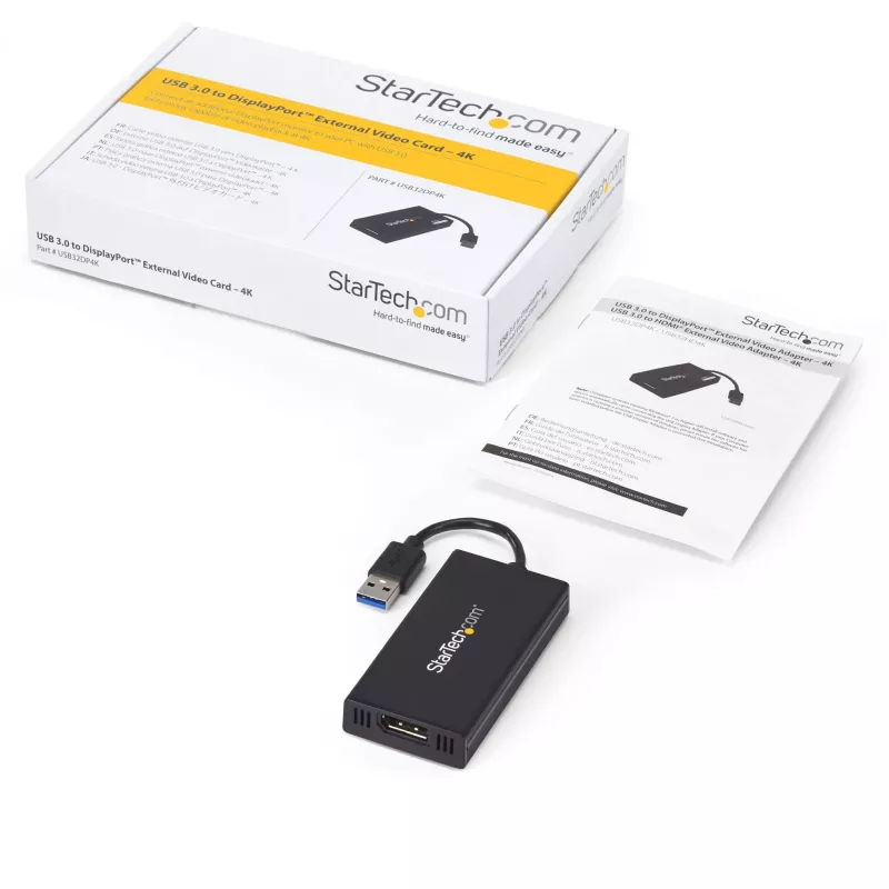 StarTech.com Προσαρμογέας USB 3.0 σε DisplayPort - πιστοποιημένος DisplayLink - 4K 30Hz