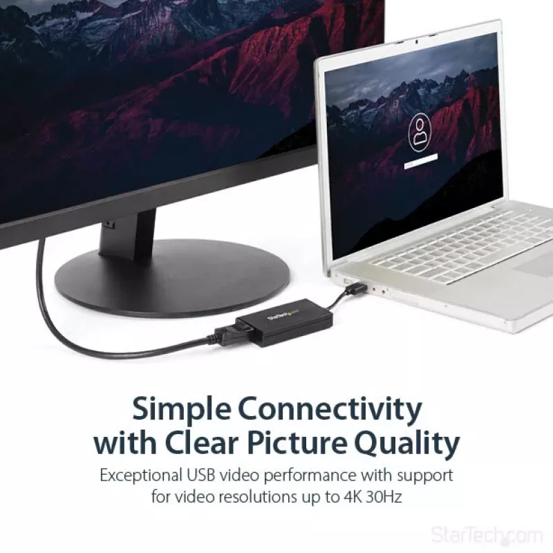 StarTech.com Προσαρμογέας USB 3.0 σε DisplayPort - πιστοποιημένος DisplayLink - 4K 30Hz