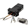StarTech.com Προσαρμογέας DB9 σε RJ45 Modular - F/F, DB-9, RJ-45, μαύρο