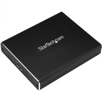 StarTech.com Θήκη δίσκων Dual-Slot για M.2 SATA SSD - USB 3.1 (10 Gbit/s) - RAID