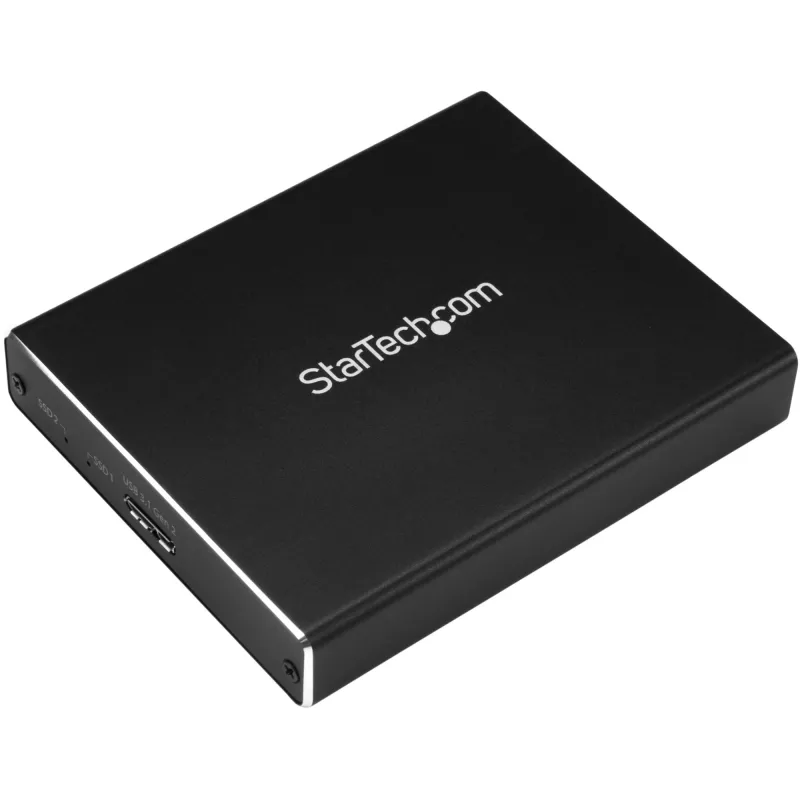 StarTech.com Θήκη δίσκων Dual-Slot για M.2 SATA SSD - USB 3.1 (10 Gbit/s) - RAID