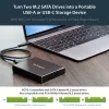 StarTech.com Θήκη δίσκων Dual-Slot για M.2 SATA SSD - USB 3.1 (10 Gbit/s) - RAID