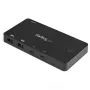 StarTech.com Διακόπτης KVM USB-C 2 θυρών - 4K 60 Hz HDMI - συμπαγής dual-port UHD USB Type-C desktop mini διακόπτης KVM με καλώδια USB-C - τροφοδοτούμενος από το bus - MacBook iPad Pro ThinkPad IdeaPad EliteBook