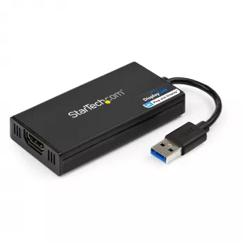 StarTech.com Προσαρμογέας USB 3.0 σε HDMI - 4K 30Hz Ultra HD - πιστοποιημένος DisplayLink - προσαρμογέας μετατροπής USB Type-A σε HDMI για οθόνη - εξωτερική κάρτα βίντεο & γραφικών - Mac & Windows