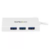StarTech.com Φορητό 4 θυρών SuperSpeed Mini USB 3.0 hub – λευκό