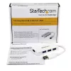 StarTech.com Φορητό 4 θυρών SuperSpeed Mini USB 3.0 hub – λευκό