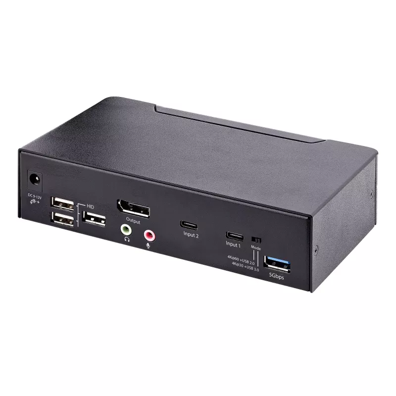 StarTech.com SV231DPUCA KVM Switch Μαύρο