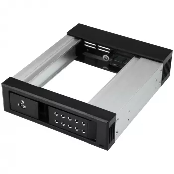 StarTech.com Θήκη hot-swap 5,25 σε 3,5 σκληρών δίσκων – Για μονάδες 3,5 inch SATA/SAS – Χωρίς δίσκο – Αλουμίνιο
