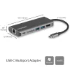 StarTech.com Προσαρμογέας πολλαπλών θυρών USB-C, φορητό dock USB-C σε 4K HDMI, 2-πλό hub USB 3.0, SD/SDHC, GbE, 60W PD Pass-Through – USB Type-C/Thunderbolt 3 – ΑΝΤΙΚΑΘΙΣΤΑΤΑΙ ΑΠΟ DKT30CHSDPD1