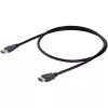 StarTech.com Καλώδιο επέκτασης SuperSpeed USB 3.0 1m Μαύρο A σε A - M/F