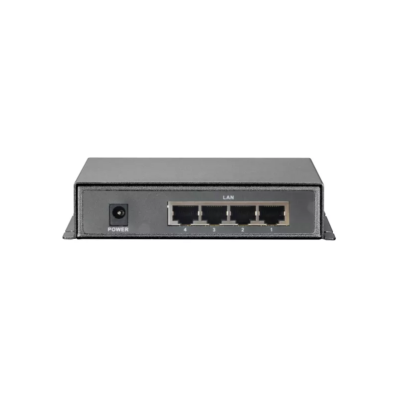 LevelOne Switch Fast Ethernet PoE 5 θυρών, 4 έξοδοι PoE, 120 W, τροφοδοτικό περιλαμβάνεται