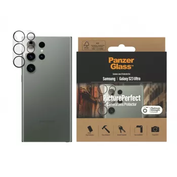 Προστασία φακού κάμερας PanzerGlass Samsung Galaxy S23 Ultra ανθεκτική στις γρατσουνιές και τις πτώσεις