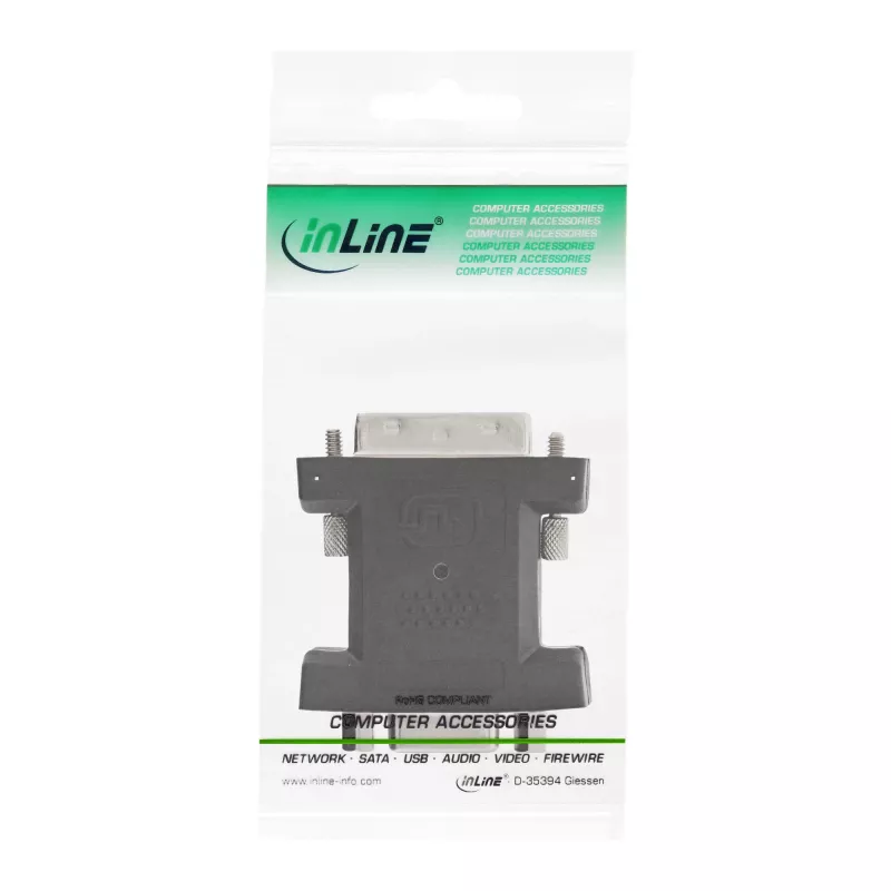 InLine Προσαρμογέας DVI-A DVI 12+5 αρσενικό / VGA 15 HD / S-VGA θηλυκή