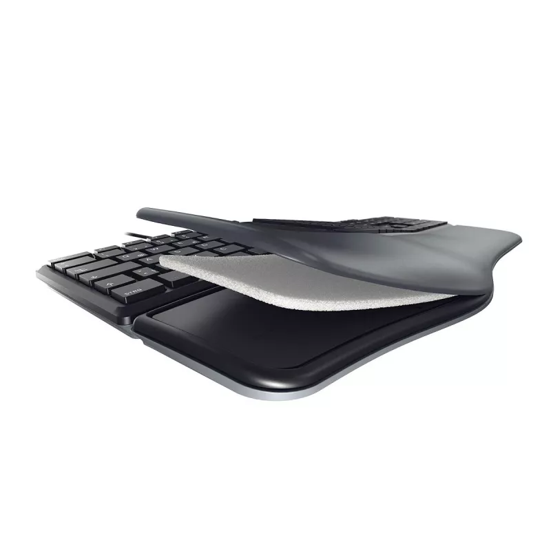 CHERRY KC 4500 ERGO Πληκτρολόγιο Universal USB QWERTY US Αγγλικά Μαύρο